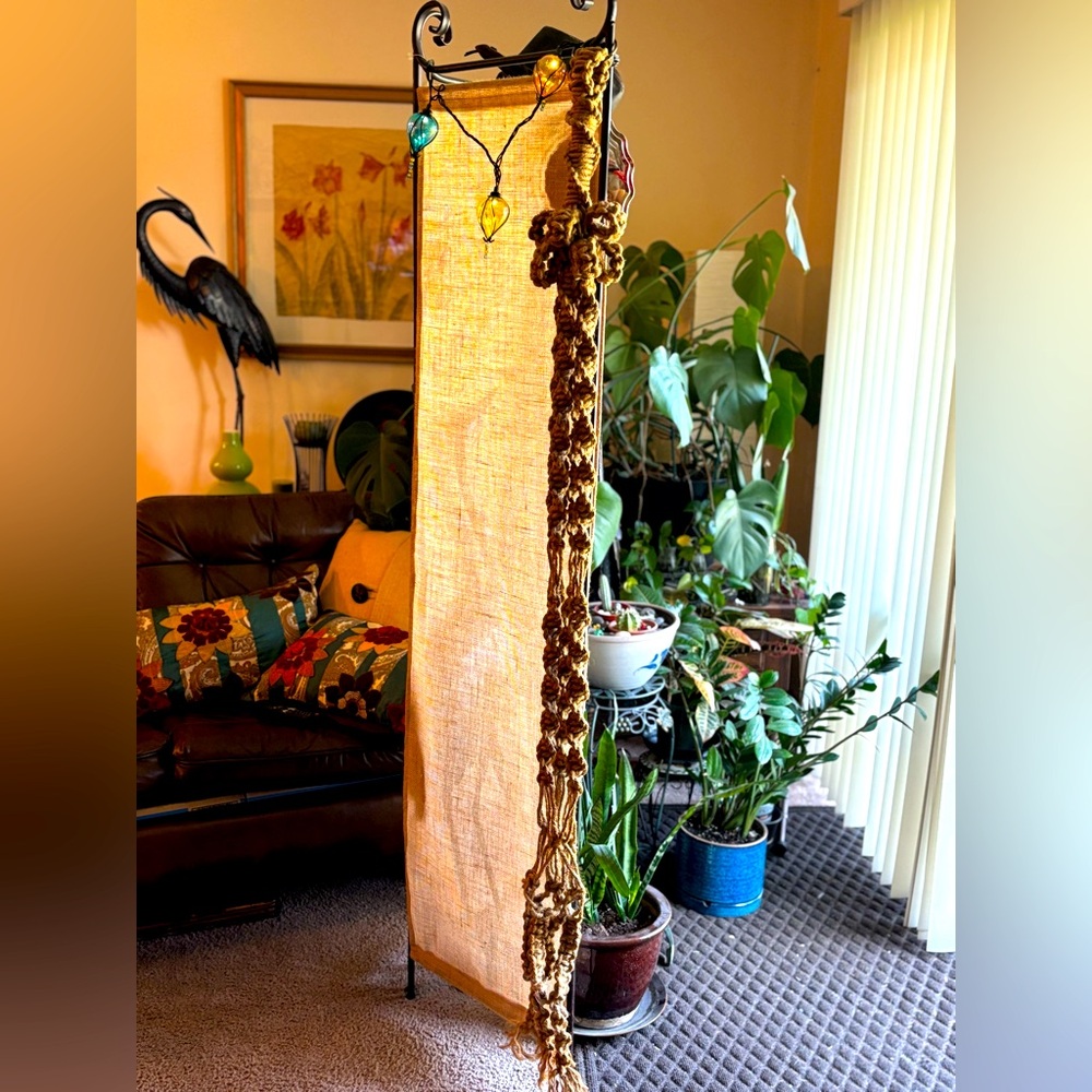 Vintage Handmade Macrame Plant Hanger